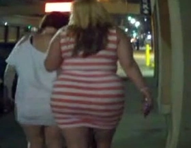 2735387 bbw striped dress big ass booty