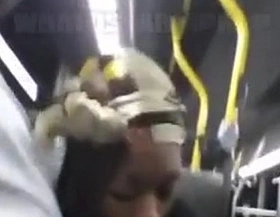 Giving a nigga sum neck on public bus must c