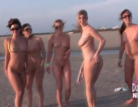 7 spring breakers getting naked in public