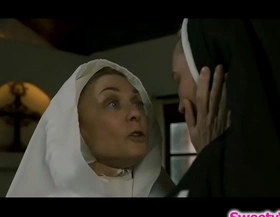 Sinful mothersuperior licking nuns cunt