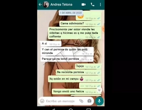 The most busty in the classroom on a video call got horny on whatsapp and the rest was recorded
