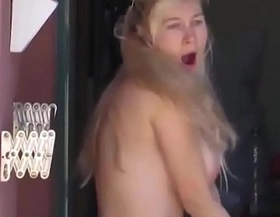Blonde busts voyeur after baring herr boobs from xnxx porn unluckylady com