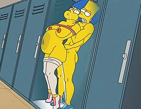 Anal Housewife Marge Moans With Pleasure As Hot Cum Fills Her Ass Increased by Squirts In All Directions / Hentai / Uncensored / Toons / Anime