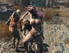 Fallout 4 ghouls have their way