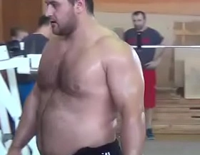 Ruslan albegov - chubby hairy man