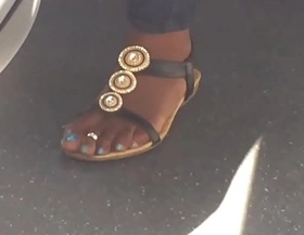 Hidden cam sexy ebony feet on train - more at girlsdatezone com